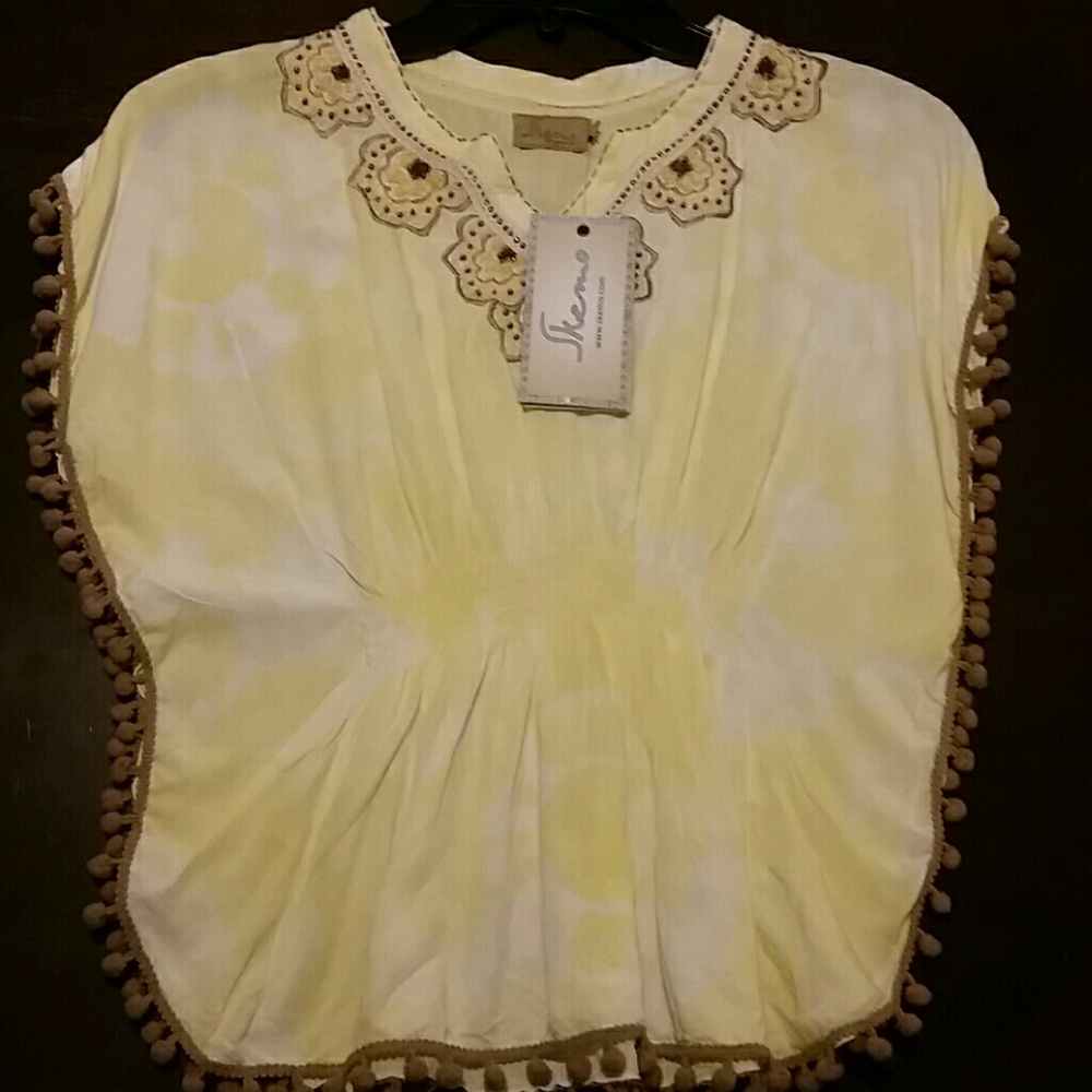 Skemo Girls Mandala Butterfly Top